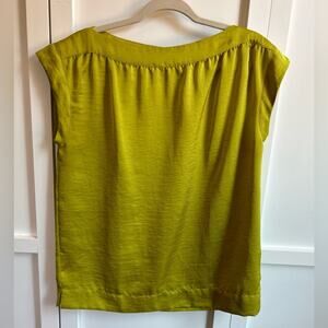 Talbots Silky Green Blouse 8